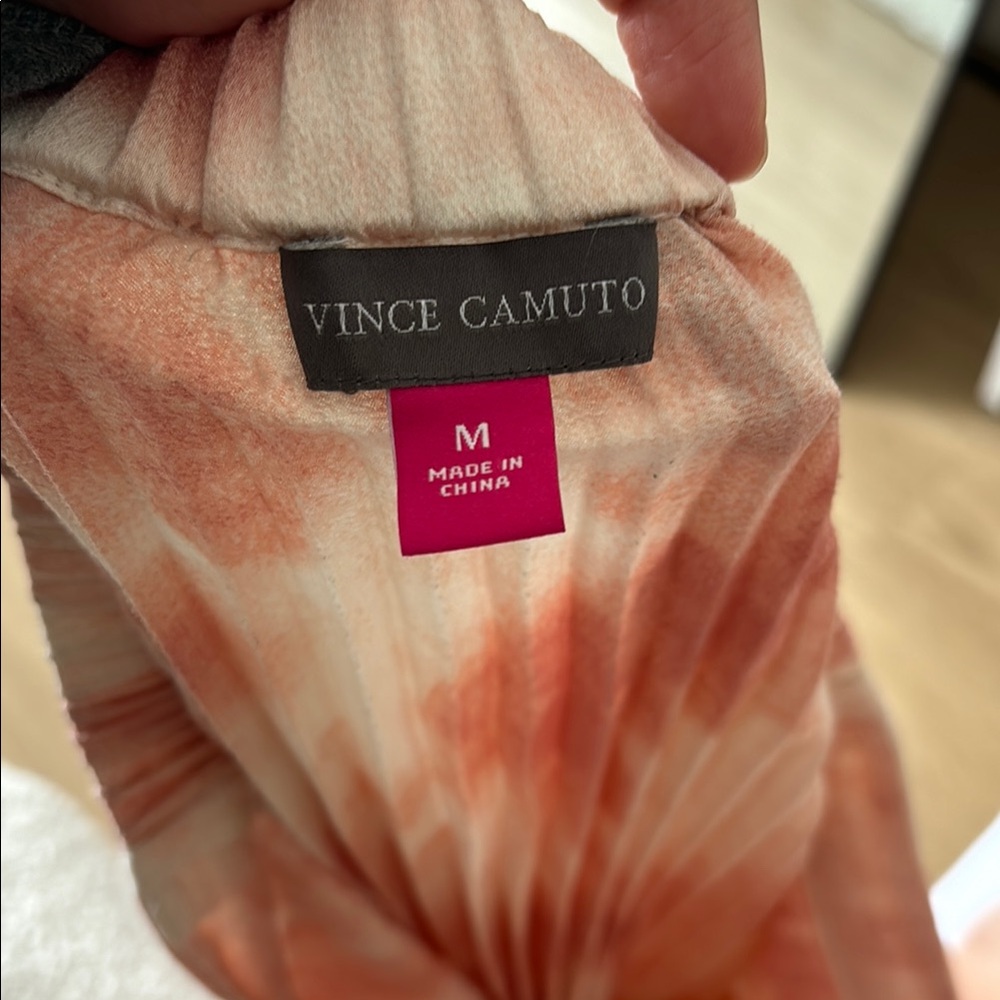 Stylish Pleated Tie-Dye Dress